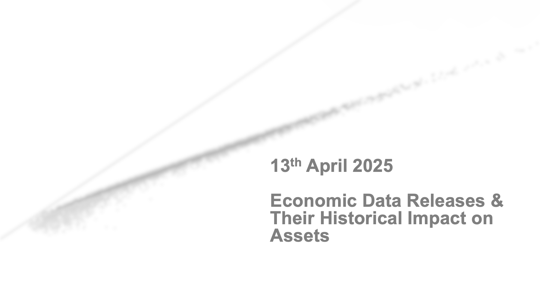 Key Economic Events: Week Of 13th Apr 2025