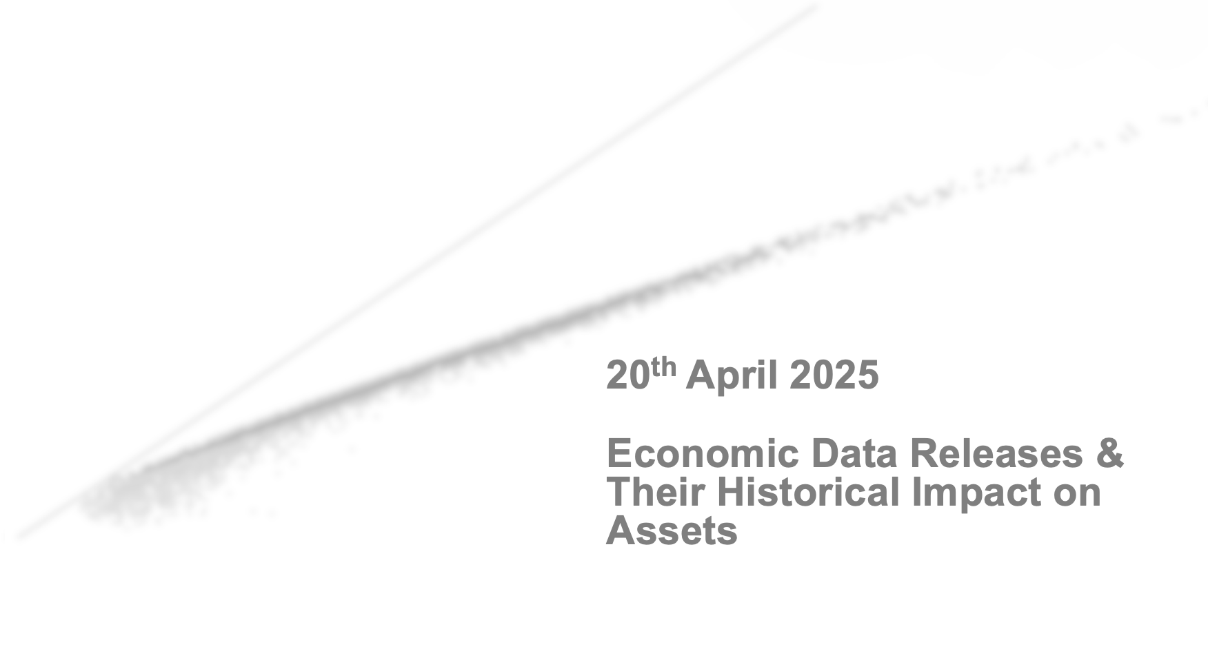 Key Economic Events: Week Of 20th Apr 2025