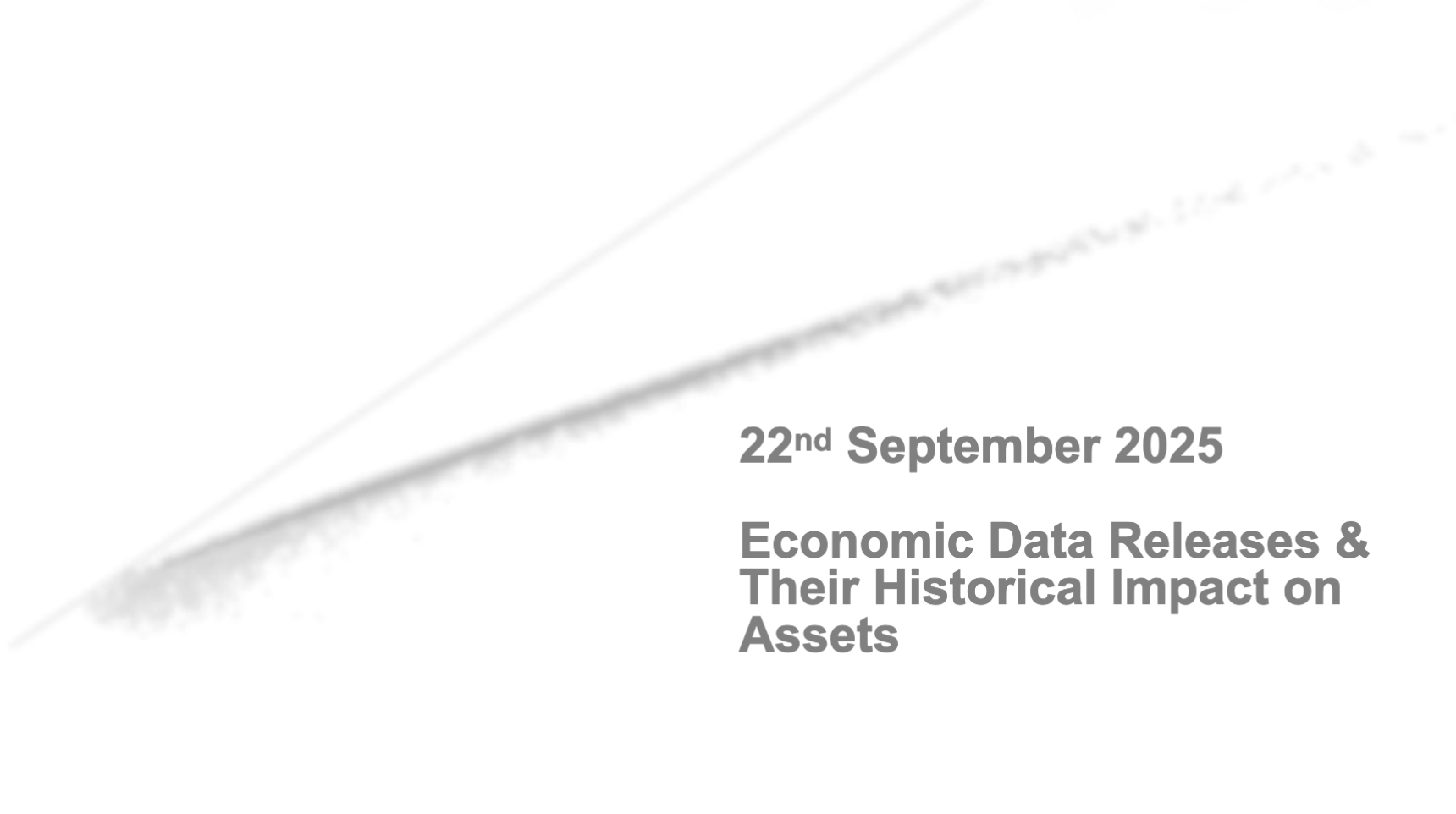 Key Economic Events: Week Of 22nd September 2025