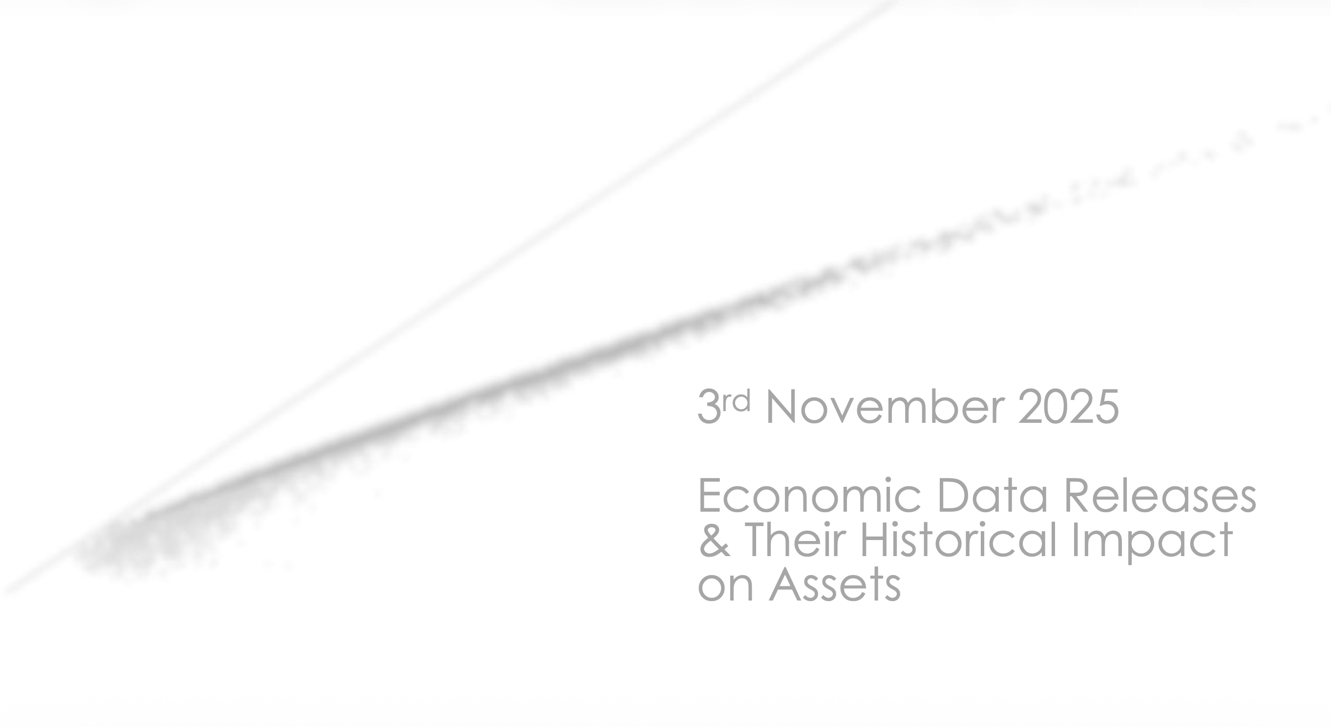 Key Economic Events: Week Of 3rd November 2025