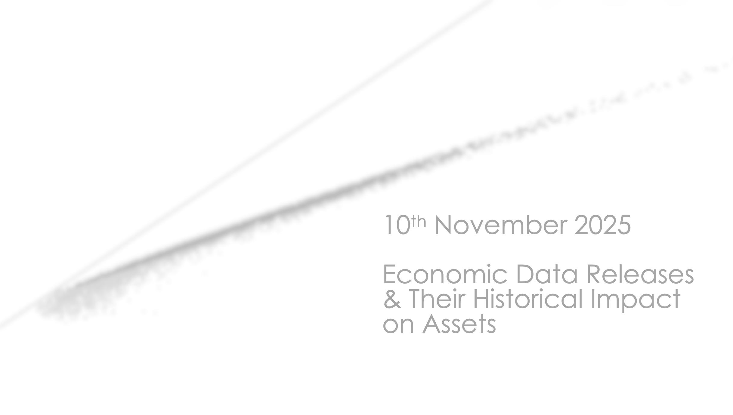 Key Economic Events: Week Of 10th November 2025