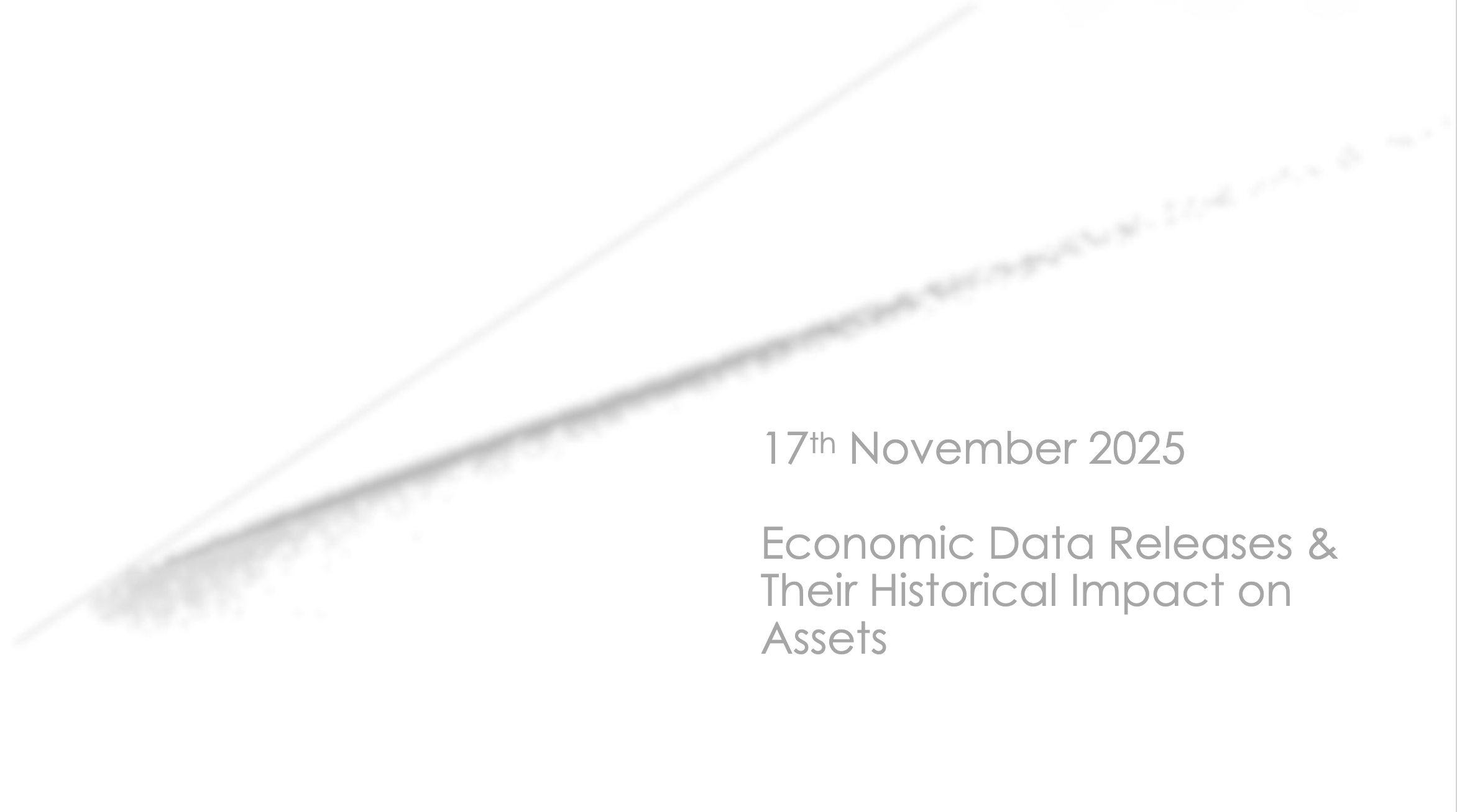 Key Economic Events: Week Of 17th November 2025