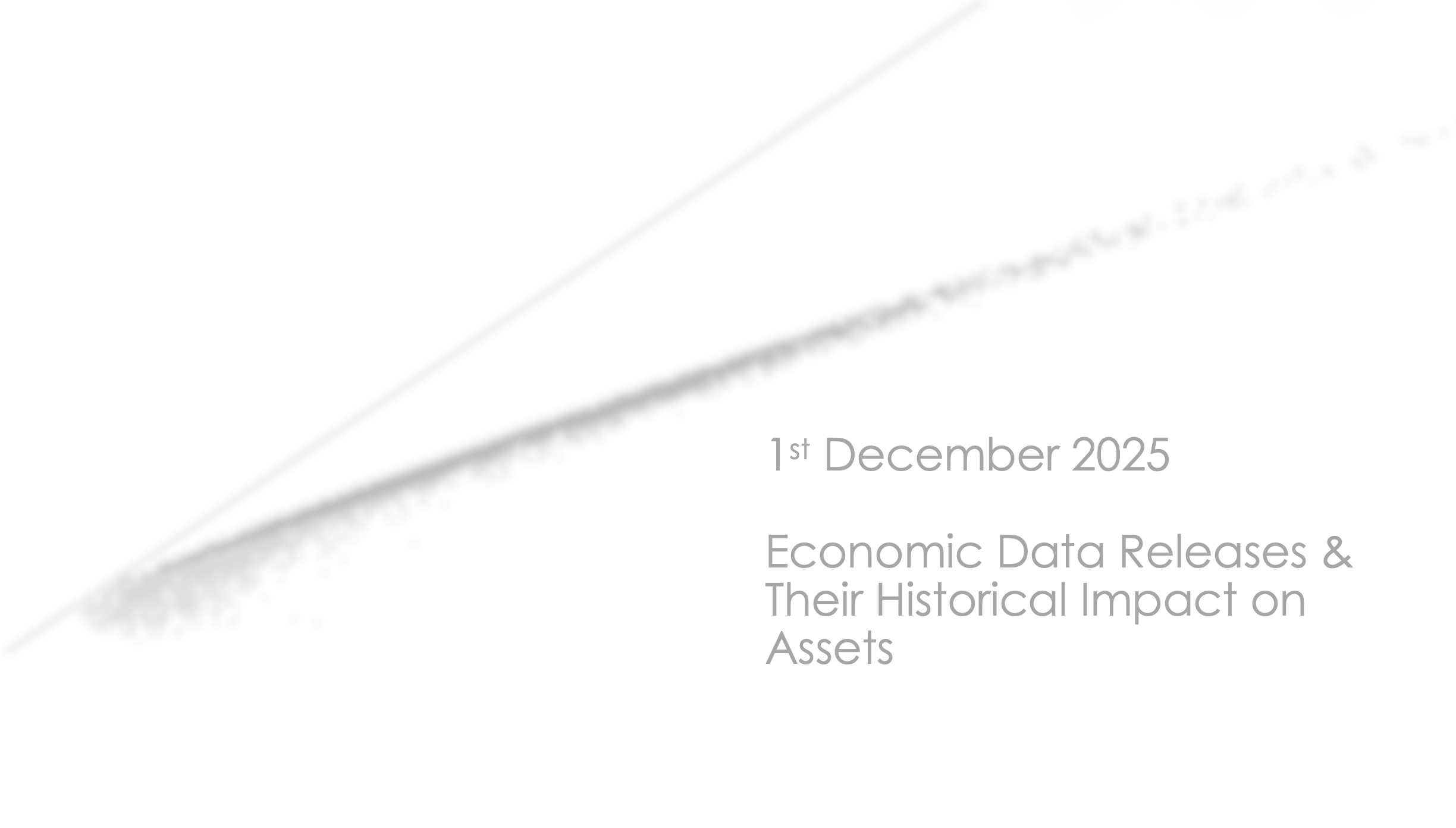 Key Economic Events: Week Of 1st December 2025