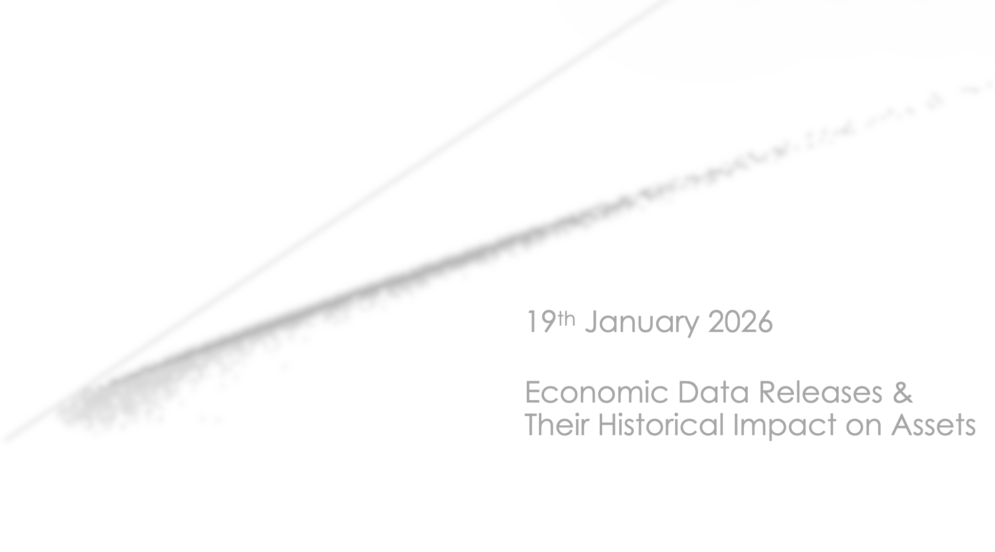 Key Economic Events: Week Of 19th January 2026