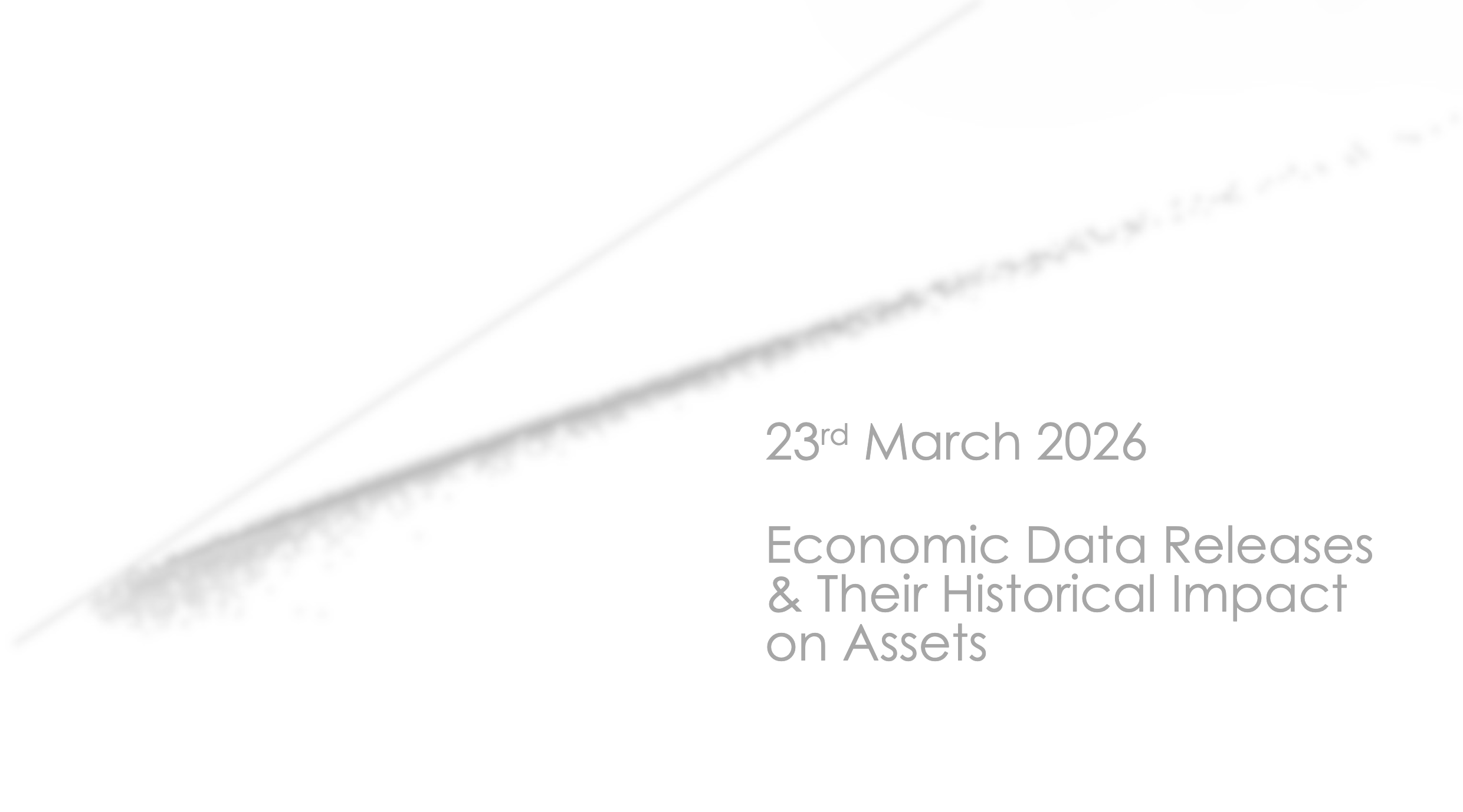 Key Economic Events: Week Of 23rd March 2026