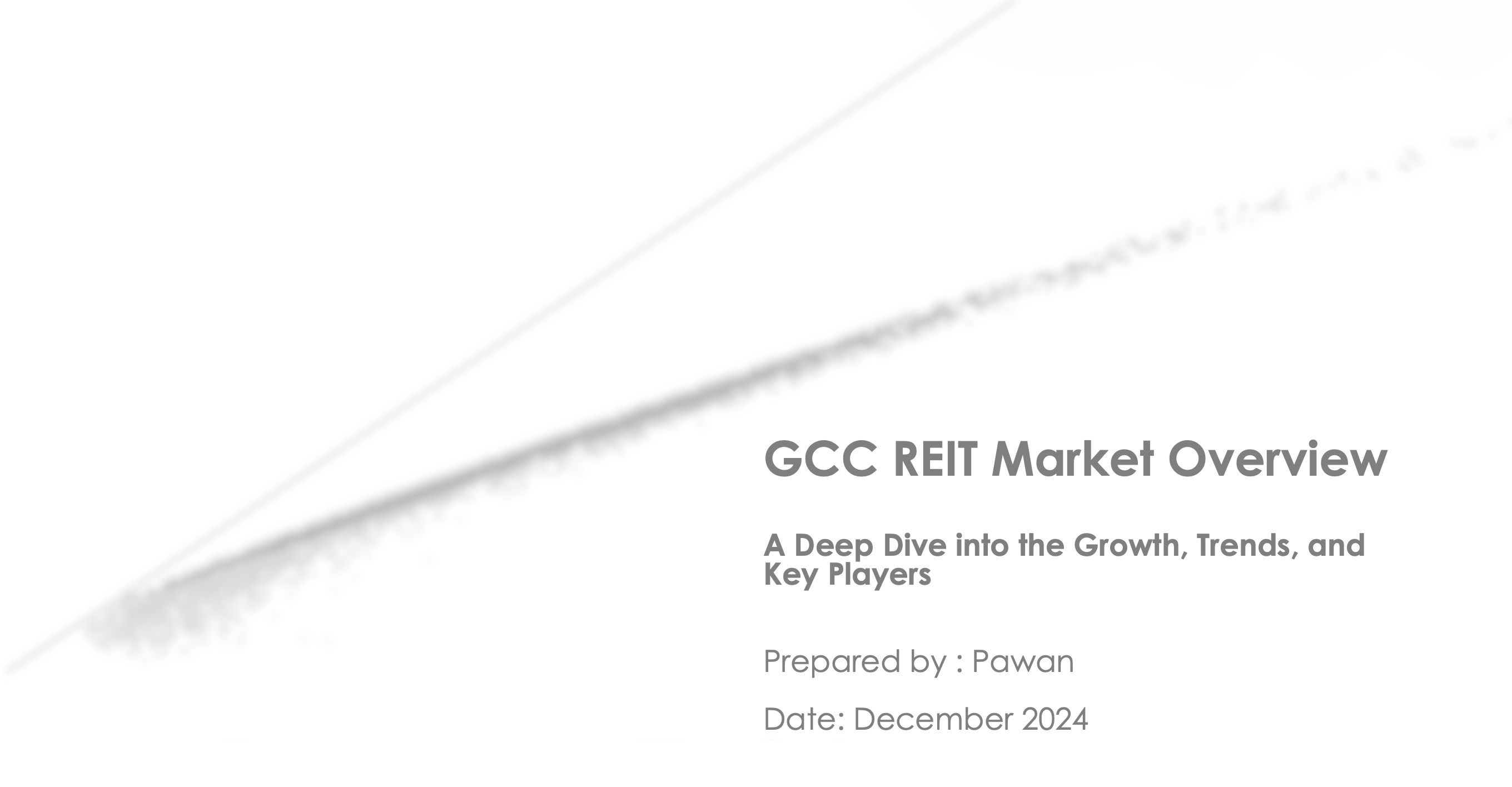 GCC REIT Market Overview