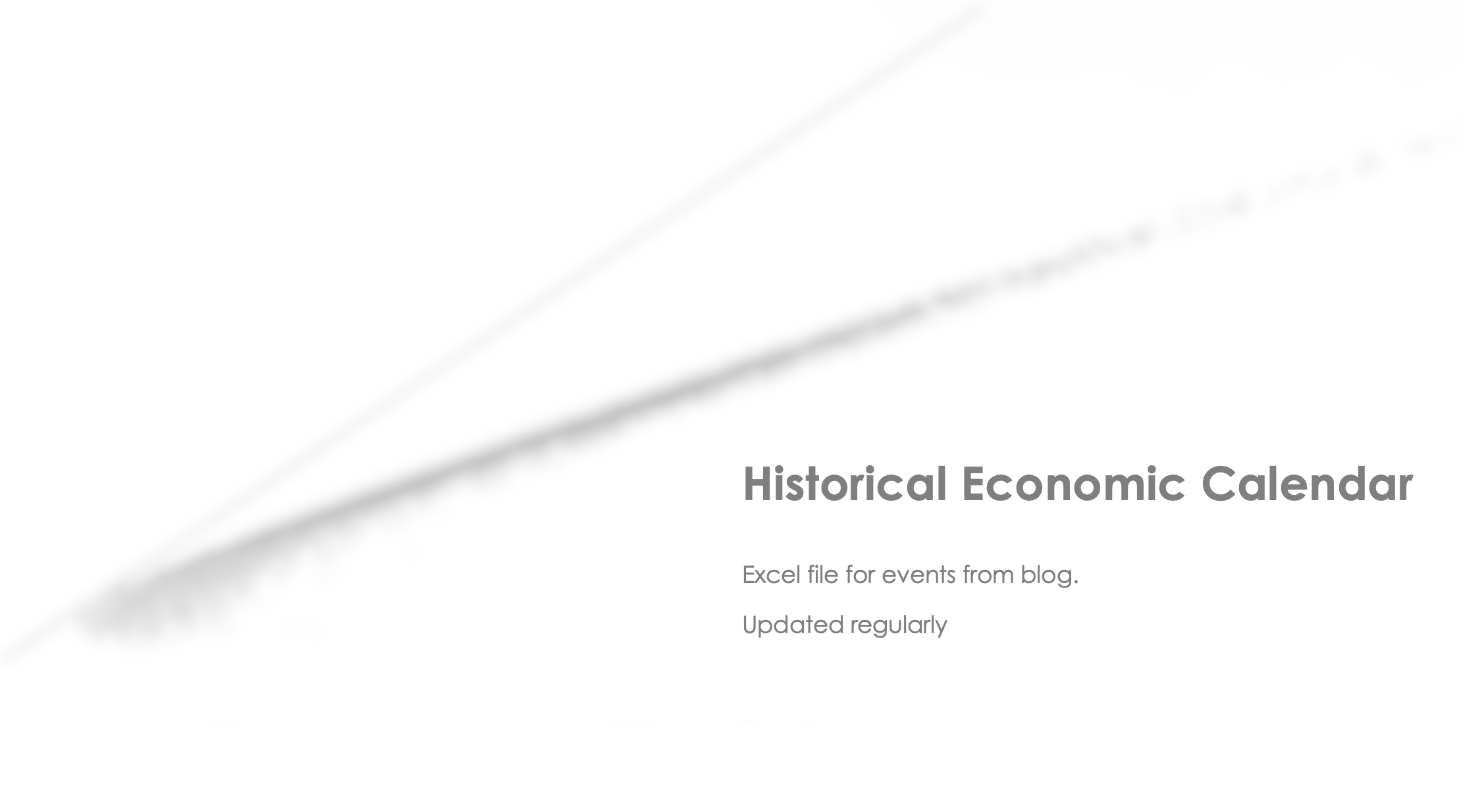 Historical Economic Calendar